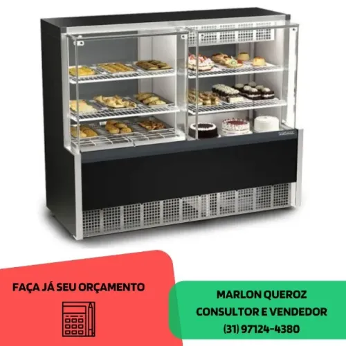 Balcão Refrigerado / Estufa Gelopar 1,40 Metros