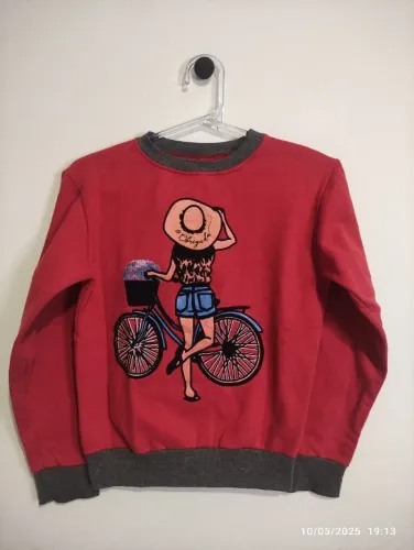 Blusa Moletom Vermelha