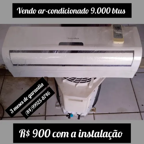 Ar-condicionado Electrolux 9.000 BTUs com instalação