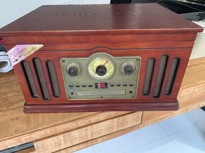 Aparelho de som vintage com preço imbatível!