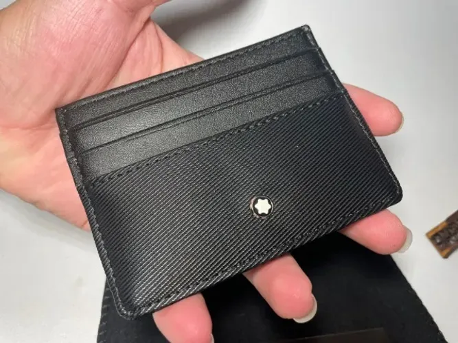 PORTA CARTÃO MASCULINO MONTBLANC PREMIUM 2025 RISCADINHO SUPER SLIM FIT