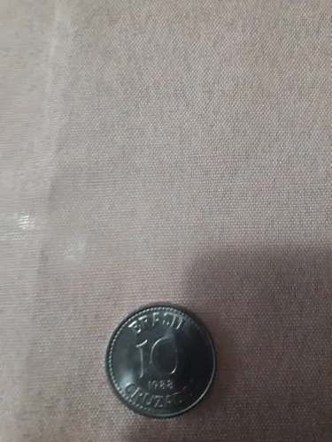 Moeda 10 cruzado 1988