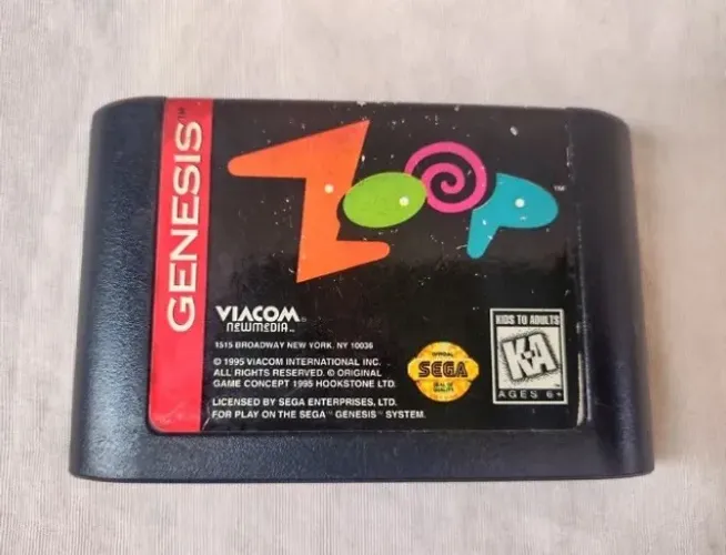 Zoop - Jogo Original Para Mega Drive