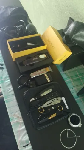 Barbearia montada, completa