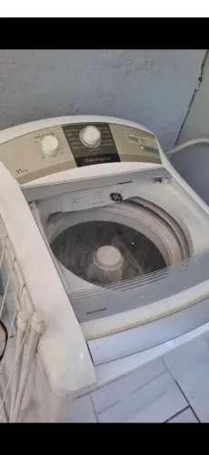 Máquina de lavar com defeito