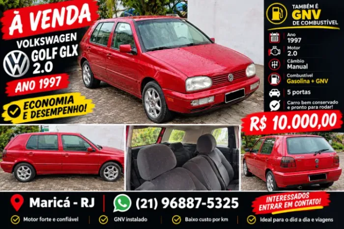 Volkswagen Golf GLX 2.0 4P 1997