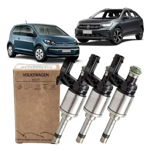 Kit 3 Bico Injetor Vw Up, Golf, Polo Tsi 15/21 Original Vw-04E906036AR.