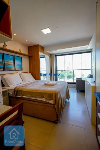 Apartamento mobiliado a minutos da praia  Condomínio ZN | Barra Salvador