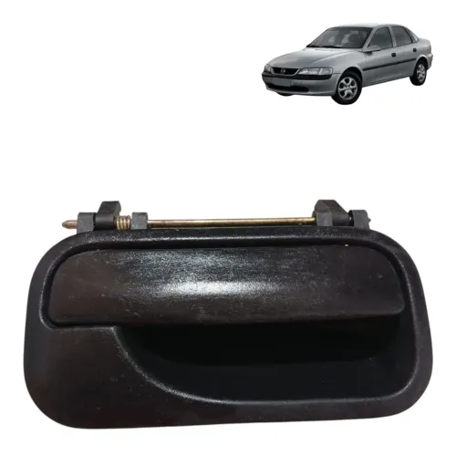 Macaneta Externa Porta Traseira Lado Direito Vectra S 25400 Preto Traseira