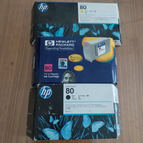Cartuchos Hp 80 novo vencidos