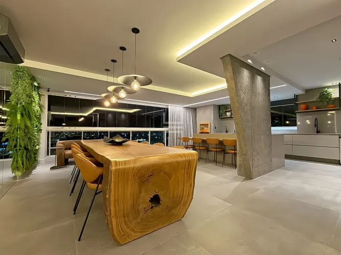 Apartamento mobiliado e decorado com 3 dormitórios sendo 1 suíte master