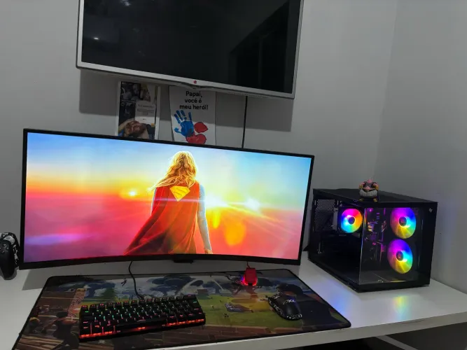 Pc gamer completo novo e garantia - r5 5600GT + monitor 22 + kit wyll informática