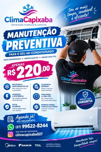 Manutenção de ar condicionado