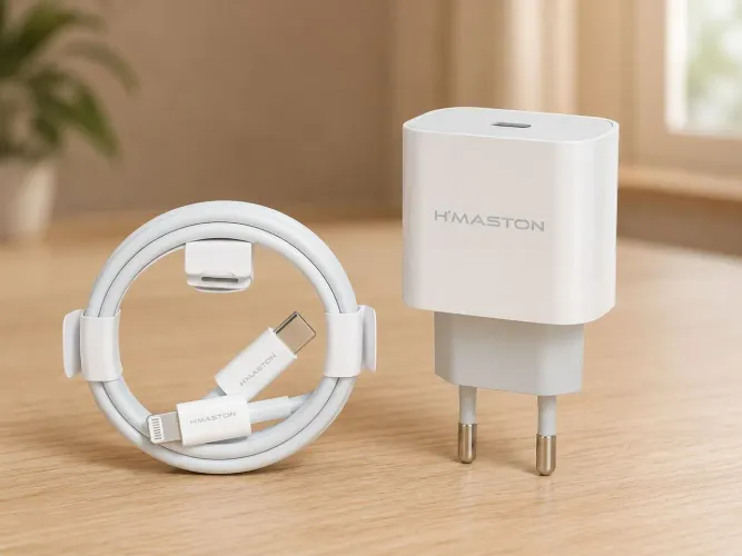 Carregador H?Maston 30W USB-C com Cabo para iPhone