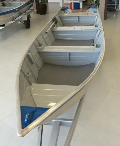 BARCO DE ALUMINIO BORDA ALTA 5 METROS ENTREGA IMEDIATA