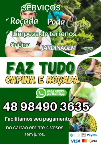 Capina, roçada e poda são José