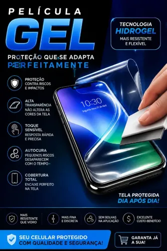 Película de gel qualquer modelo