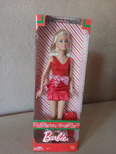 Barbie Holiday scene