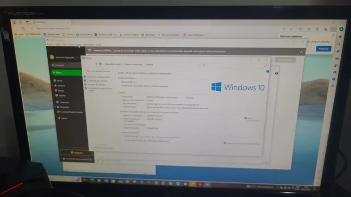 Monitor LG 21.5" Full HD - Flatron E2241