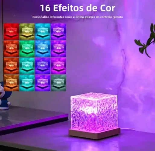 Luminária de luz aurora Projetor de luzes 16 cores
