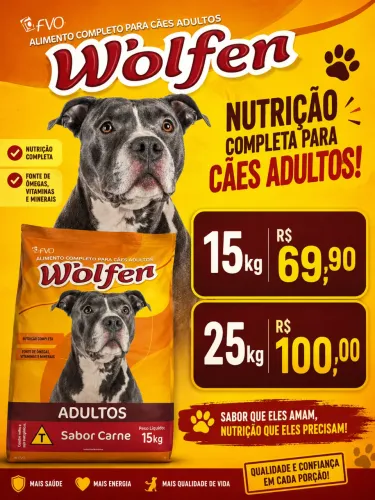 Ração balanceada 