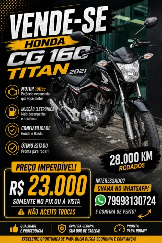 Honda Fan TITAN 160 único dono 