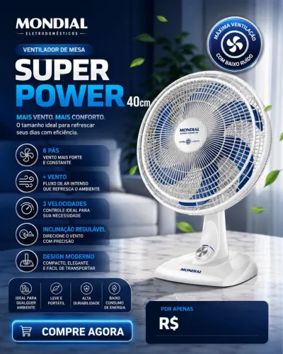 Ventilador 40cm