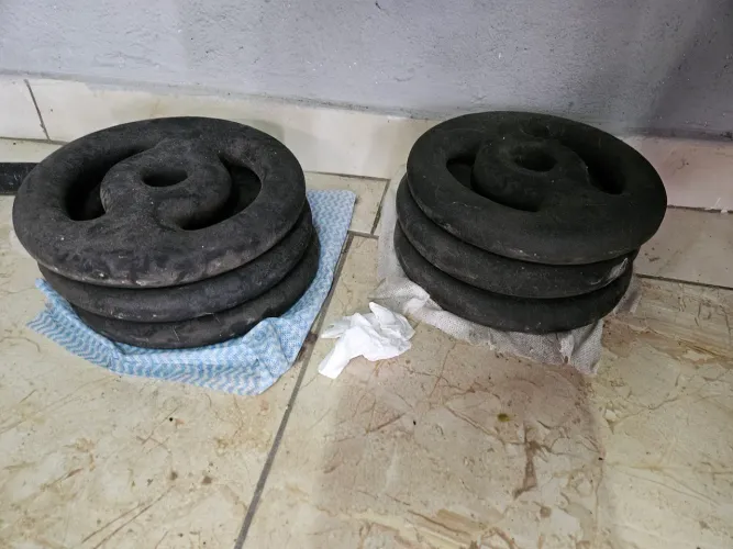 Kit 6 Anilhas - 5kg  Cada
