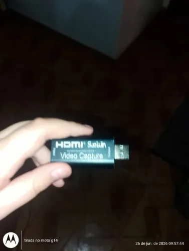 Placa de Captura de Vídeo USB - Ideal para Lives e Gravações