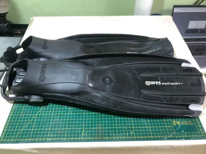 Nadadeira de Mergulho Mares Avanti Quattro Plus - PRETO XL