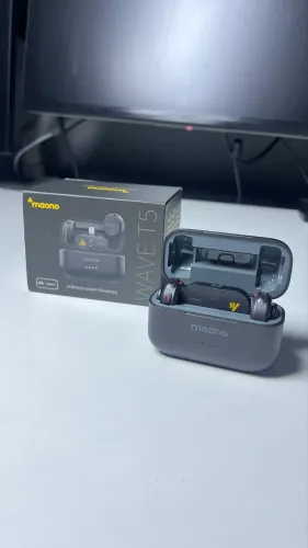 Microfone de Lapela Maono Wave T5
