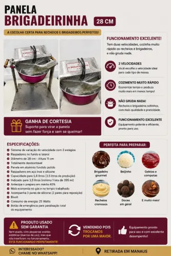 PANELA BRIGADEIRINHA