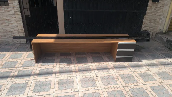 Bancada MDF parede usada