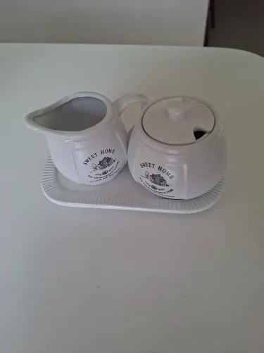 Kit Leiteira e açucareiro Lyor