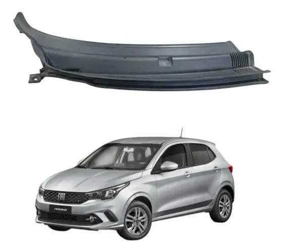 Grade Churrasqueira Fiat Argo Cronos L. Direita 2018 A 2025 Preto Fosco