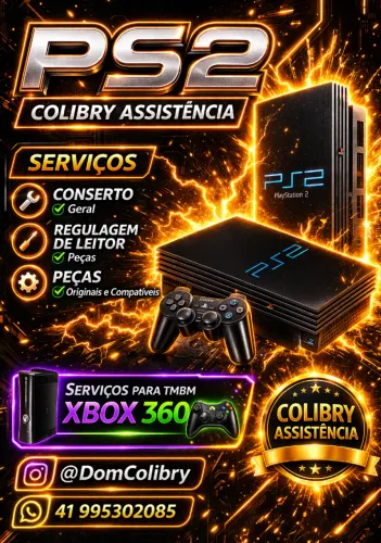 PS2 Peças e Conserto