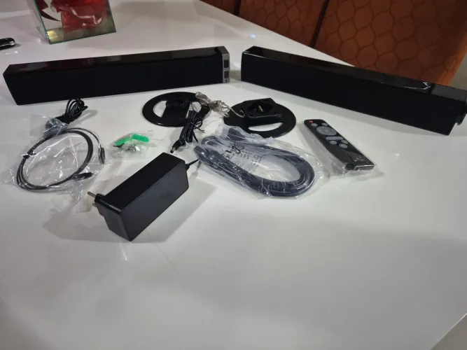 Som de Cinema em Casa Soundbar para TV, PC e Notebook