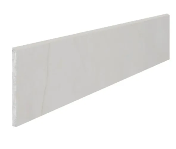 Rodapé<br>Porcelanato Natural Borda Reta Spezia Bianco 15x80cm Portobello