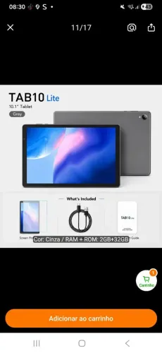 Vendo tablete novo
