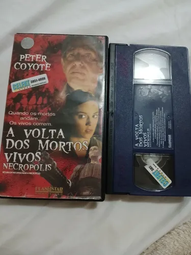 Vhs rarissimo volta dos mortos vivos 4 necropolis