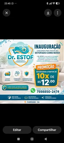 Higienização de Estofados