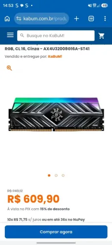 Memoria ram xpg