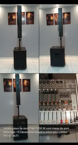 Caixa de Som GRT 1000 W RMS