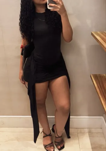 vestido preto 2 amarrações