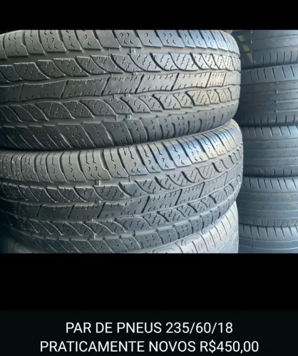 Par de pneus 235/60/18