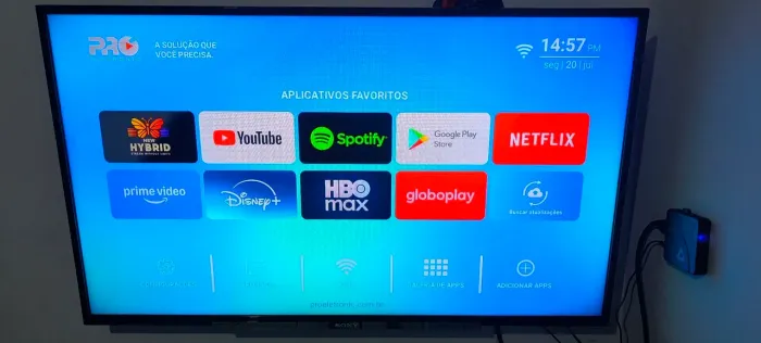 TV 46 SONY FULL HD 1080p + APARELHO SMART PRO
