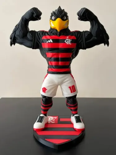 Mascote Flamengo em 3D