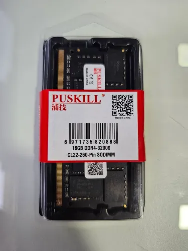Memória DDR4 16gb 3200mhz Sodimm para Notebook - nova, 0km, sem uso
