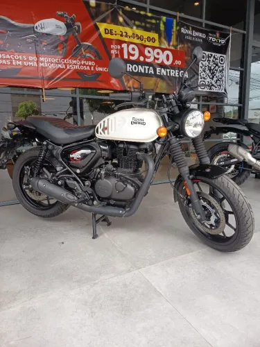 ROYAL ENFIELD HUNTER 350 DAPPER WHITE 2025