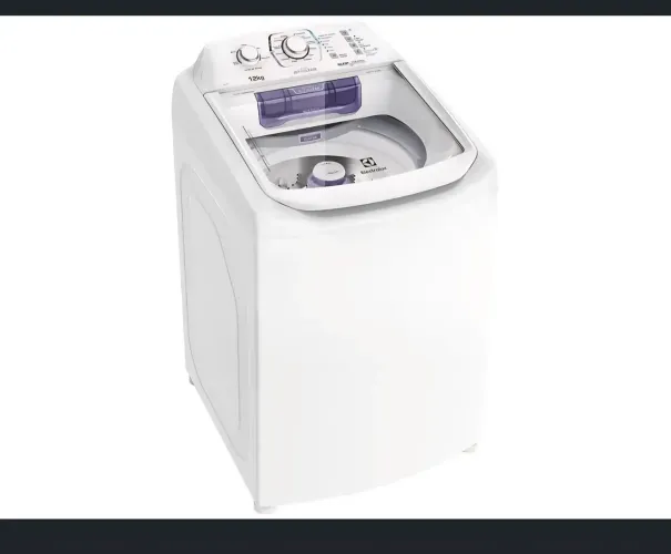 Lavadora de Roupas Electrolux 12kg Cesto Inox 12 Programas de Lavagem Branca LAC12